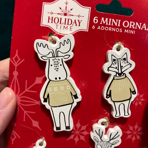 FREE if Bundled / Christmas Ornament Forest Creature 6 Pack - Picture 3 of 9